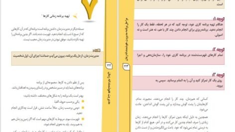 کتاب مدیریت هوشمندانه زمان سمیه امیری PDF